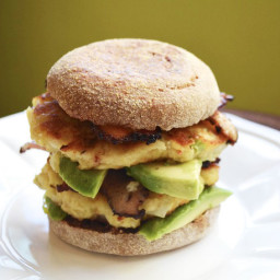 Double Stacked Crab Cake Sandwiches with Avocado and Bacon Recipe