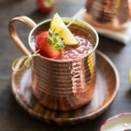 Double Strawberry Moscow Mules