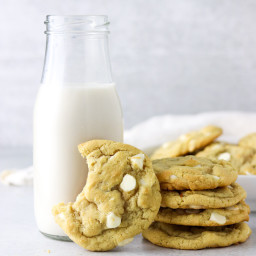 Double White Chocolate Cookies