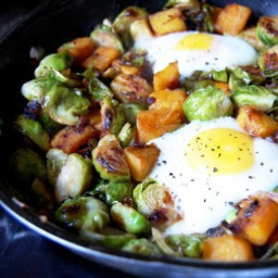 Down-Home Brussels Sprout Hash