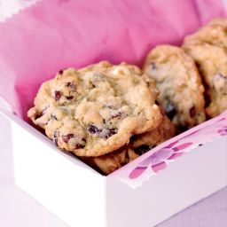Dried Cranberry and Chocolate Cookies