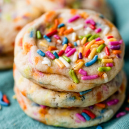 Drop Sugar Cookies with Sprinkles
