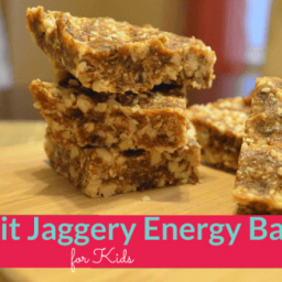 Dry Fruit Jaggery Energy Bars for Kids