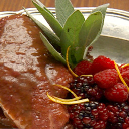 Duck Breast with Berry Sauce