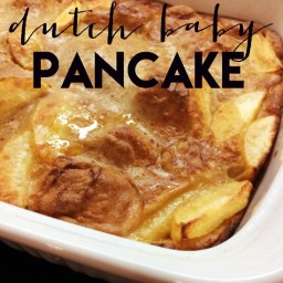 Dutch Baby Apple Pancake