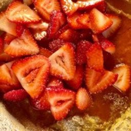 Dutch Baby with Macerated Strawberries