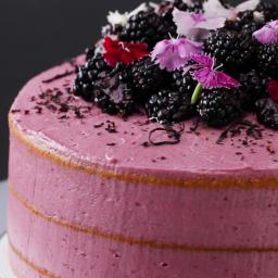Earl Grey Blackberry Cake Recipe by Tasty