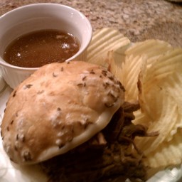 Easiest Slow Cooker French Dip