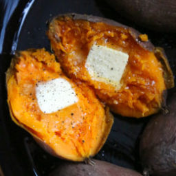 Easiest Slow Cooker Sweet Potatoes
