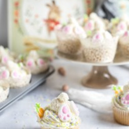 Easter Bunny Coconut Cupcakes