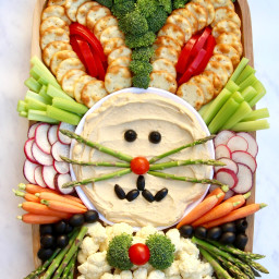 Easter Bunny Snack Board