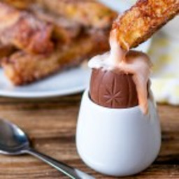 Easter Egg and Cinnamon Toast Soldiers