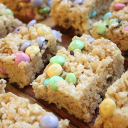 Easter M and M Rice Krispie Treats