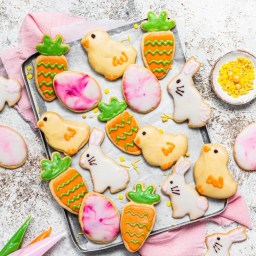 Easter Vegan Sugar Cookies (GF-Options)