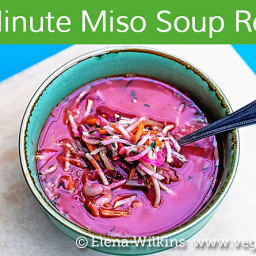 Easy 10 Minute Probiotic Rich Miso Soup Recipe