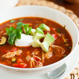 Easy 30-Minute Clean Eating Chicken Tortilla Soup Recipe