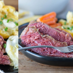 EASY & delicious Slow Cooker Corned Beef & Cabbage