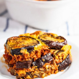 Easy and Budget Friendly Eggplant Beef Casserole