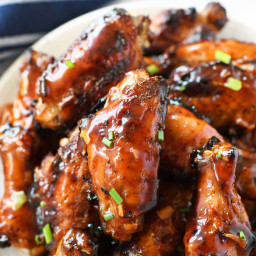 Easy Apricot Sticky Chicken Wings