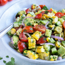 Easy Avocado Corn Salad Recipe