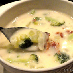 Easy Bacon Broccoli Cheese Soup