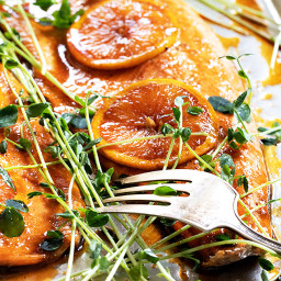 Easy Baked Asian Orange Salmon (or Trout)