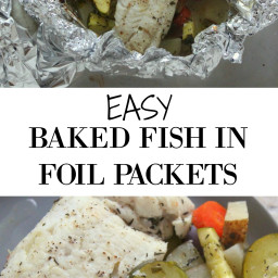 Easy Baked Fish in Foil Packets