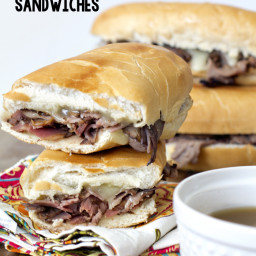 Easy Baked French Dip Sandwiches
