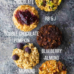 Easy baked oatmeal muffins