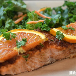 Easy Baked Salmon: Sweet, Spicy and Orange-y