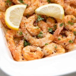 Easy Baked Shrimp with Garlic and Parmesan
