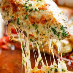 Easy Balsamic Baked Chicken Breast With Mozzarella Cheese