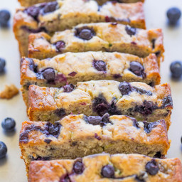 Easy Banana Zucchini Bread (with Blueberries!)
