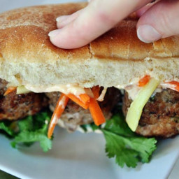 Easy Banh Mi Sandwiches {Vietnamese Meatball Sub}