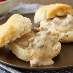 Easy Biscuits and Gravy for Two