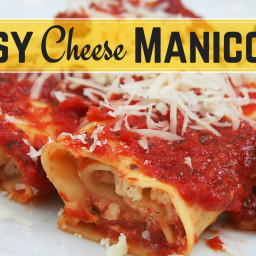 Easy Cheese Manicotti
