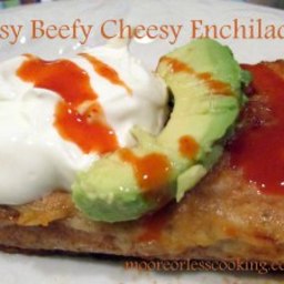 Easy Cheesy Beef Enchiladas