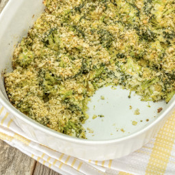 Easy Cheesy Broccoli Bake Recipe