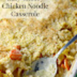 Easy Cheesy Chicken Noodle Casserole