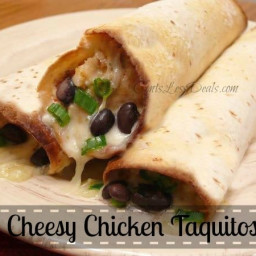 Easy Cheesy Chicken Taquitos recipe