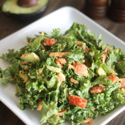 Easy Cheesy Kale Salad