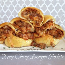 Easy Cheesy Lasagna Pockets