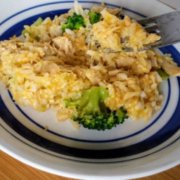 Easy Cheesy Tuna and Rice One Skillet Recipe