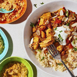 Easy chicken and apricot tagine