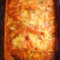 Easy Chicken and Cheese Enchiladas