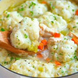 Easy Chicken and Dumplings from Scratch