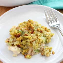 Easy Chicken And Stuffing Bake