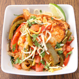 Easy Chicken Fajita Rice And Veggie Bake Recipe by Tasty