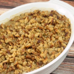 Easy Chicken Leftovers Pot Pie With Stuffing Topping