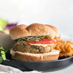 Easy Chickpea Burgers with Chipotle Aioli • Fit Mitten Kitchen